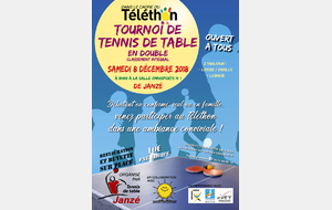 Tournoi Doubles du Téléthon