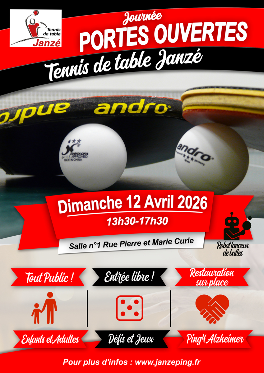 Journée portes ouvertes – Tennis de table pour tous